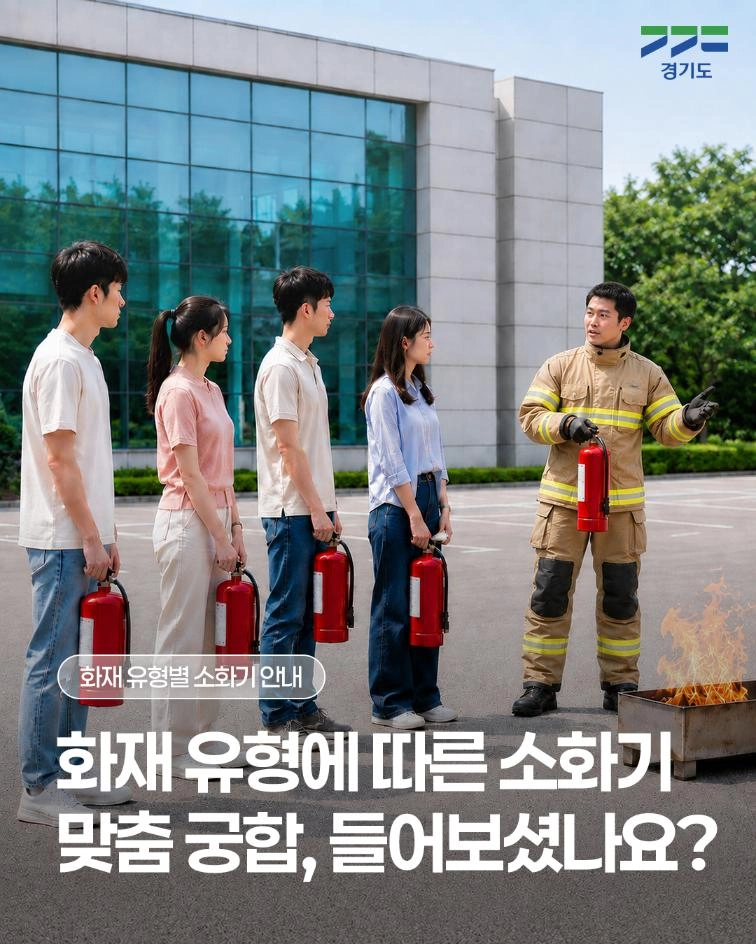 🔥 불이 났다고 아무 소화기나 사용하면 안 된다는 사실,