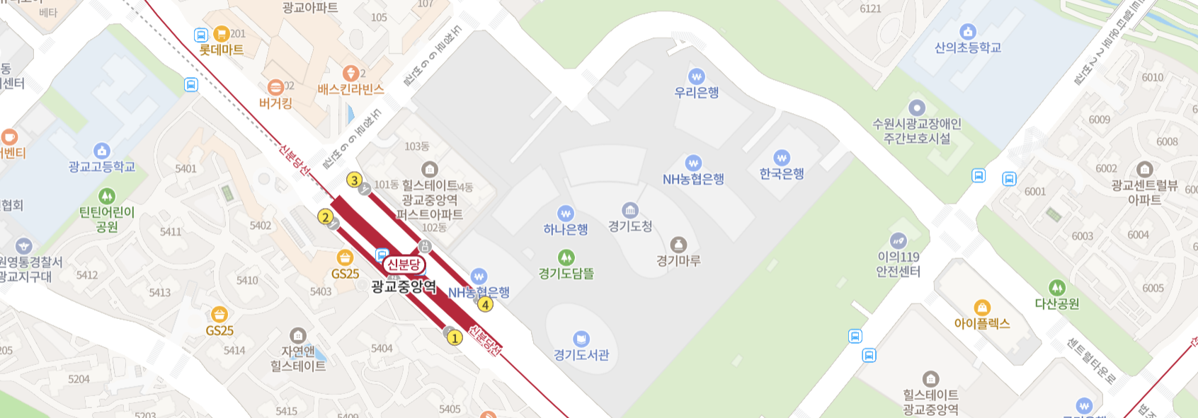 네이버지도:경기도청