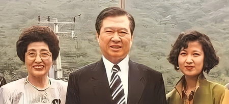 이희호 여사, 김대중 전 대통령, 추미애의 모습