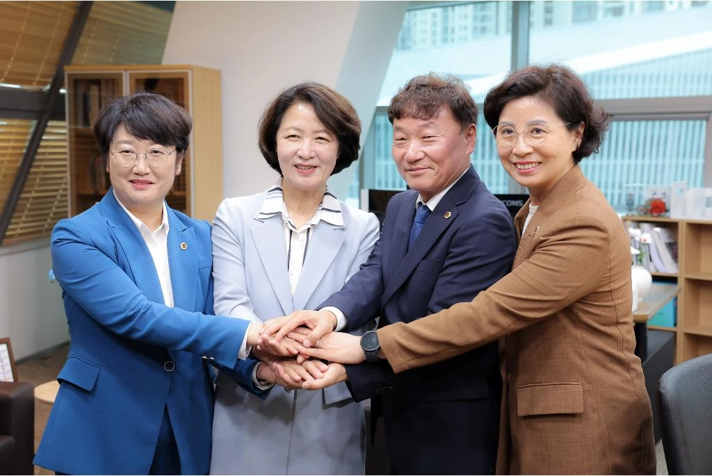 도의회 의장단 면담