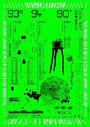 2026 안양연고작가 발굴지원展 《93°94′90″ Local Next : 좌표를 찾습니다》