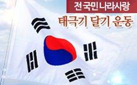 전국민나라사랑 태극기달기운동