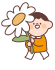 꽃을 든 어린이