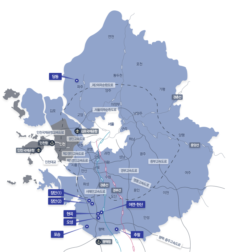 산업단지 위치도